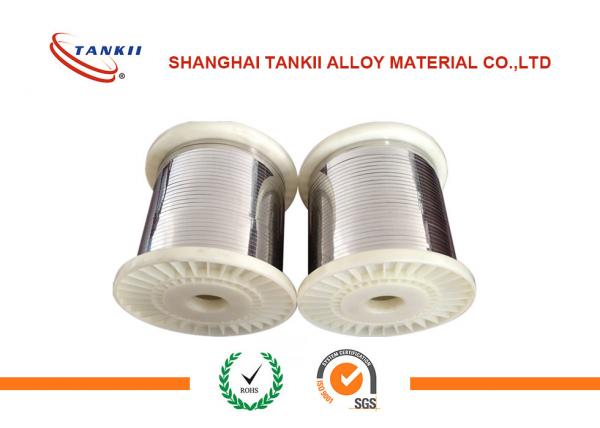 China 0cr21al4 Fecral Alloy Ribbon / Flat Wire No Burr For Mica Heater Elements factory