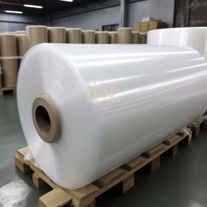 China RoHS Translucent White Monoaxially Oriented Polyethylene Sheeting Roll Film factory