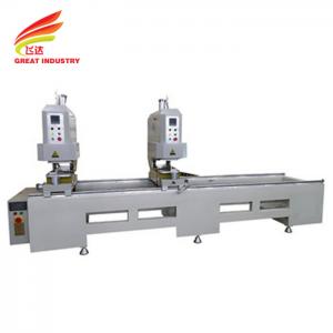China PVC Door Two Head Welding Machine uPVC color special profiles factory