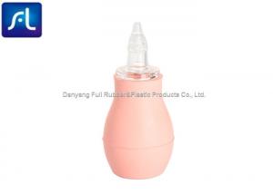 China Pink PVC Bulb Ear Syringe , High Performance Safe Baby Nose Aspirator factory