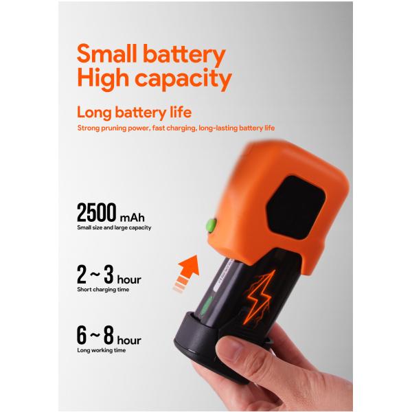 SWANSOFT 25mm Battery powered pruning shear cutting electric pruner