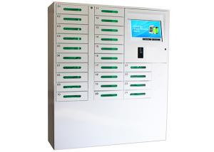 China Museum / Library Secure Phone Charging Station with 24 Secured Safe Doors factory