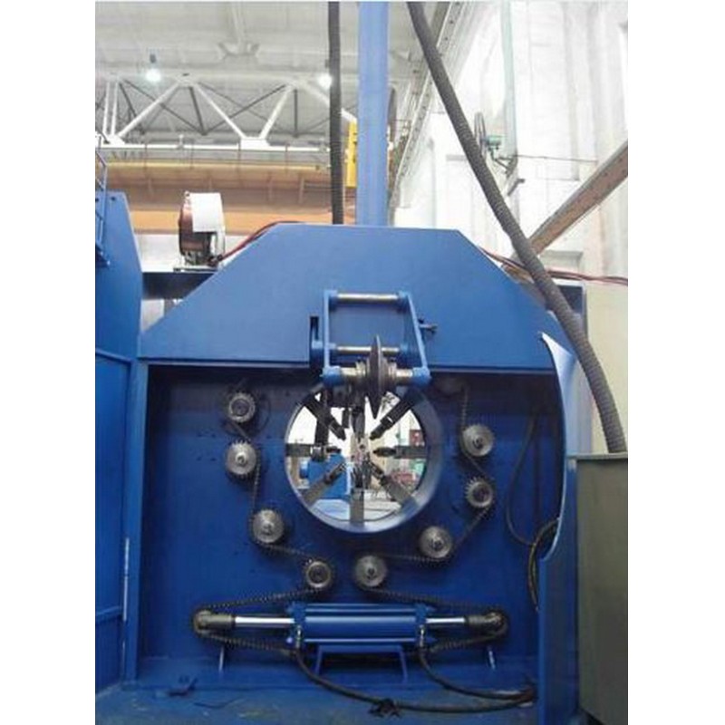 12m Galvanized Light Pole Shut Welding Machine / Automatic Seam Welding Machine