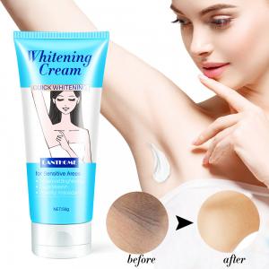 China MSDS Instant Bleaching Cream For Skin Underarm Lightening Legs Knees Armpit Private Part factory