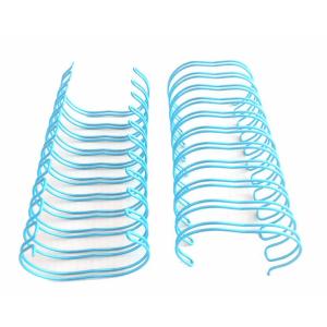 Pitch 2:1 Wire Steel Double Loop 3/4'' Metal Spiral Binding Coil Notebook Use