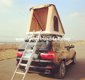 China Ne Side Open Hard Sided Roof Top Tent , ABS Lid Triangle Roof Top Tent factory