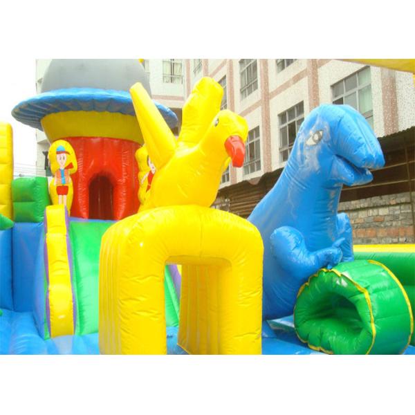 Customized Colourful Inflatable Bouncy Castle , Kids Inflatable Playground