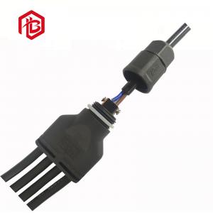 China Rohs Nylon Waterproof Circular Connector 3 Pin Screw Lighting Strip on sale