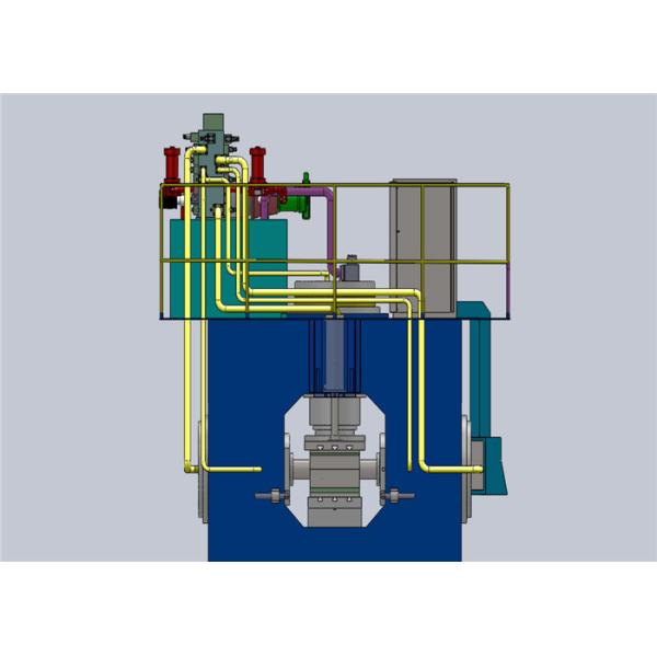 30KW Motor Automatic Steel Tee Machine , Tee Molding Machine 300KN Return Force