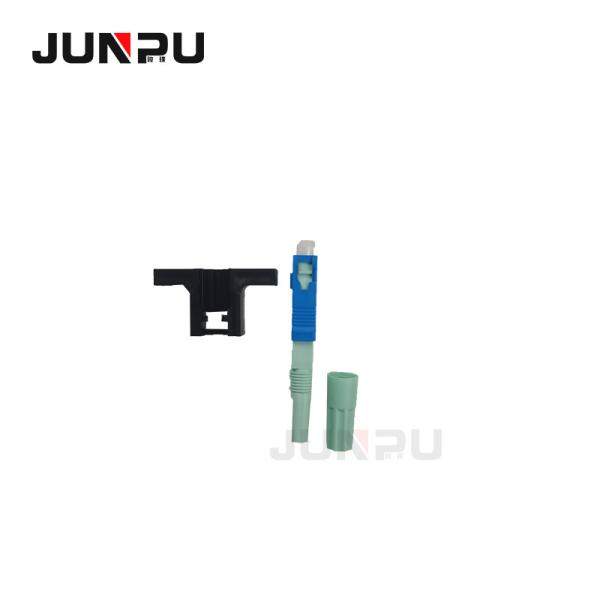 SC UPC Type blue Fiber Optic Connector simplex single mode lSZH