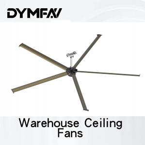 China Residential Household Ceiling Hvls Industrial Fans 400w Commercial 14 Ft Ceiling Fan factory