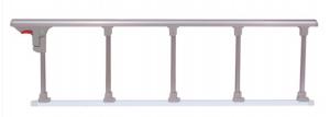 China Aluminum Alloy Hospital Bed Side Rail Hospital Bed Guard Rails Collapsible Bed Rail factory