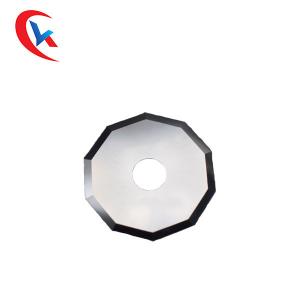 China Carbide Round Circular Slitter Blades 89 HRC For Cutting Paper Fabric Circular Slitter Blades factory