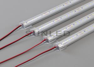 China Super brightness Aluminum LED Bar SMD2835 DC12V 72 LED Cold White Light Rigid Strip factory