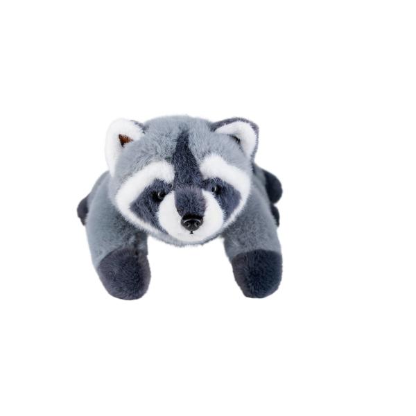Customized Color Lifelike Stuffed Animals Kids Small Raccoon Plush Toy 30cm Size