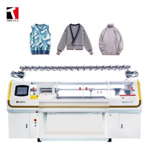 China 60inch Flat Knitting Machine Jacquard 3/5/7 G With Three System factory