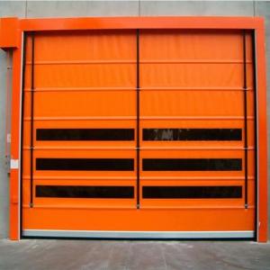 China Thermal Insulated Rapid Roller Shutter Doors High Speed Transparent PVC Curtain Fast on sale