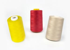 China Dyed Pattern Polyester Sewing Thread For Garment Sewing , TFO / Ring Spun Type factory