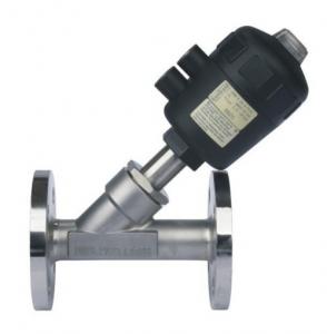 China Dn15-80 Pneumatic Flanged Angle Seat Valve CE/SGS/ISO9001 Specification factory