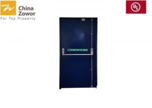 China Wood Grain 43mm Honeycomb 90Mins FD90 UL Listed Fire Door factory