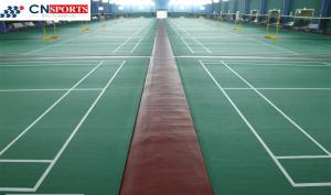 China Anti UV PVC Sport Flooring , 20m Table Tennis Rubber Flooring factory