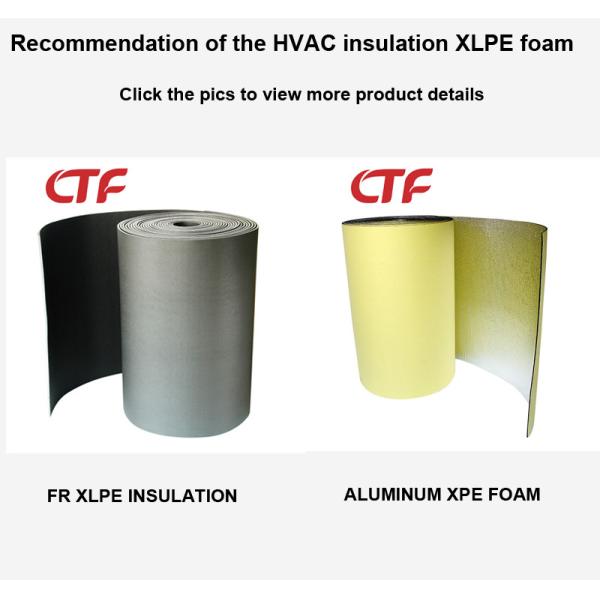 GreenThermal Building Materials XLPE Insulation Foam Sheet Roll Wholesale XLPE Duct Insulation