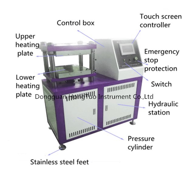 Small flat vulcanizing machine DH-FV-01