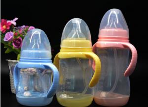 China BPA Free super wide neck Temperature change color PPSU baby feeding bottle 180ml-300ml factory