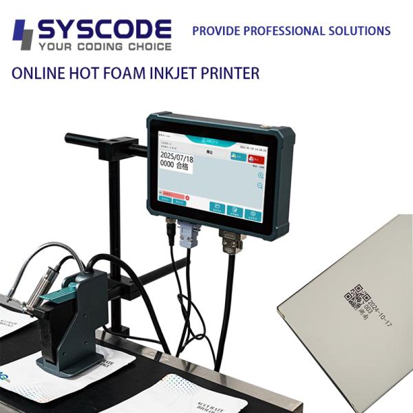 Syscode H200 Prints variable data via Ethernet. Perfect for food, pharma, and