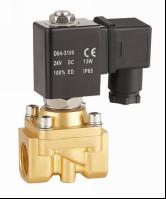 China Mini 1/4＂Water Solenoid Valve Two Way Electric Water Valve Semi Direct Acting factory