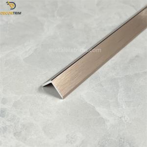 China Tile Corner Guard Wall Corner Protector Strips Coffee Color 2.5 Meters Length factory