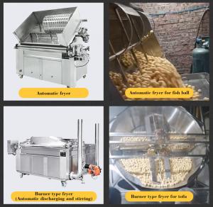 China Fully Automatic Fryer Machine Commercial Energy Saving 600L Oil Capacity factory