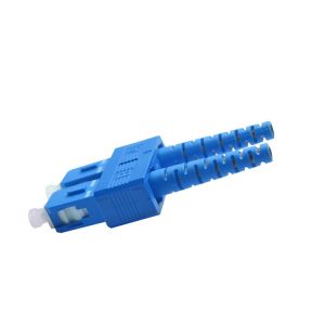Singlemode SC UPC Fiber Optics Connectors For High Back Reflection Loss Value