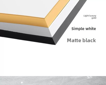 Rectangular Modern Hotel Bathroom LEDSmart Mirror Touch Switch Rectangle Aluminum Alloy Frame Anti-Fog Design for Villas Salon