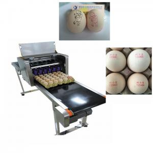 China Black Ink Cartridge And Best Service Egg Marking Equipment / Egg Printer Machine factory