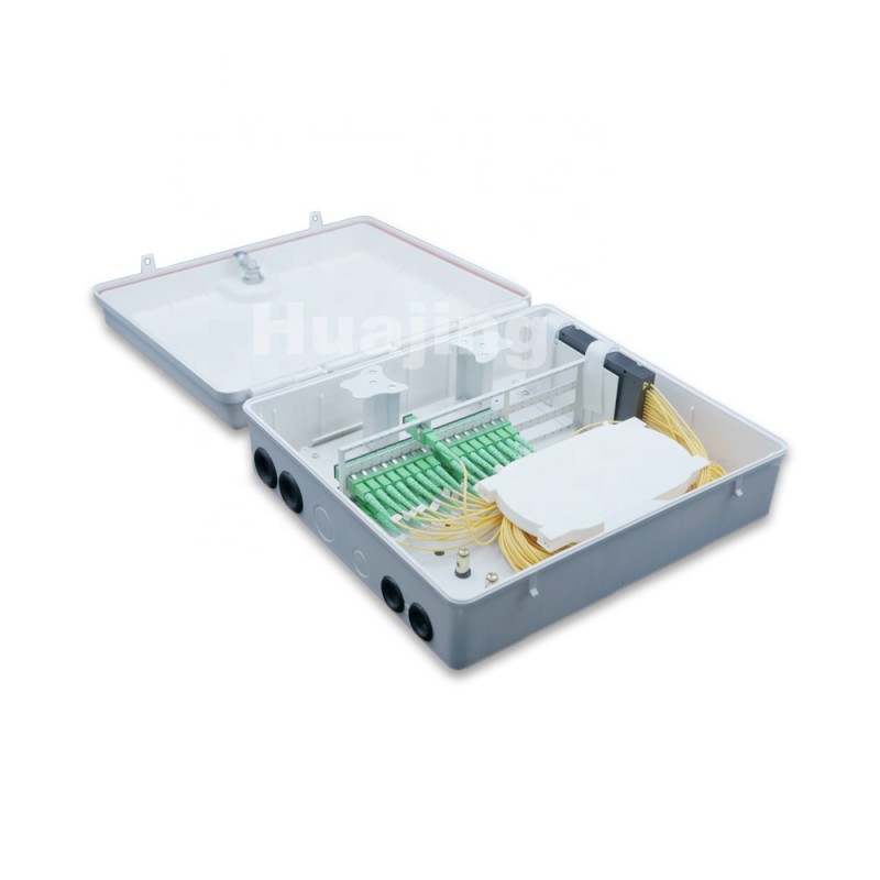 Optic Cable FTTH Splitter Box 2 Pcs 1:32 With Waterproof Door Lock