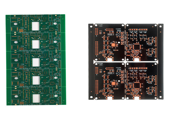 2 Layers FR4 Double Sided PCB High TG Black Double Sided FR4 PCB