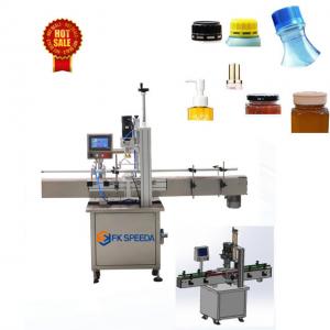 China FK-C1 Electric Automatic Cans Pet Perfume Water Vial Beer Bottle Capping Machine factory