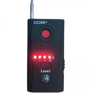 China Radio frequency signal detector cc308 camera scans GSM alarm GPS detector 1mhz-6.5ghz adjustable sensitivity factory
