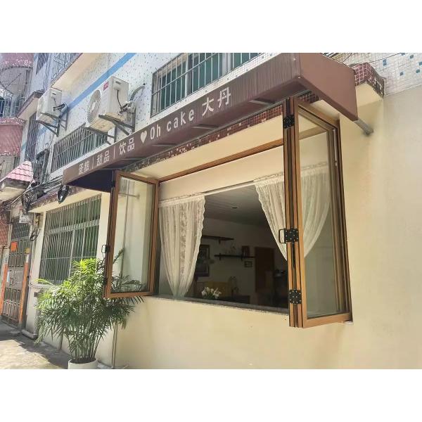 VineyardMist Wine Cellar Folding Window Capturing Morning Fog Patterns Over Grapevines from Tasting Rooms