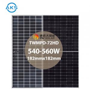 China 555W 560W TW Solar Panel 540W 545W 550W Dual Glass Solar Panels 144 Half Cells factory