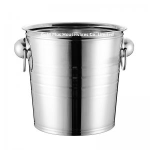 China 3L Cookware stainless steel champagne bucket ice bucket multi-purpose water bucket wine cooler factory