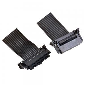 China Black Color Flat IDC 40 Pin Ribbon Cable 2.54mm Pitch For Computer Automotive on sale