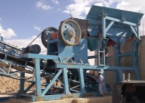 China Skid Mounted PE-800x1060 Jaw Crusher Plant Used in Basalt Quarry on sale