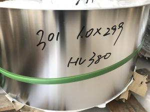 China AISI 301 Stainless Steel Belt EN 1.4310 Stainless Steel Band / Narrow Strip factory