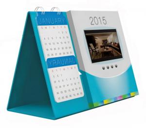 China Popular 7 Inch Lcd Video Brochure For Greeting / Calendar Card , Rechargeable Battery factory