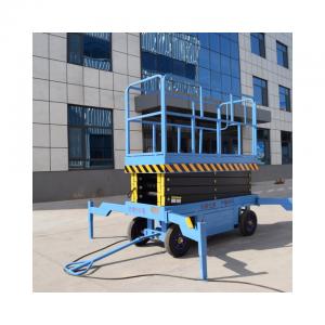 China 10m double Masts lift hydraulic hydraulic Aerial Working Platform Lift self propelled lift factory