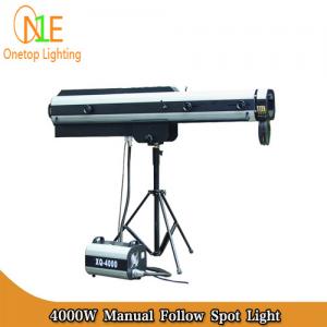China High quality 4000W Manual Follow Spot Light 300m spot distance DJ Stage Lighting on sale