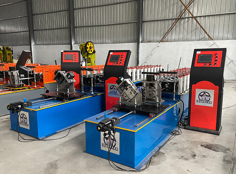 “Double U Channel Two In One Roll Forming Machine US Standard PLC Control High Speed U Shape Steel Keel Cold Roll Form Equipment For Construction”