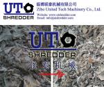 double shaft shredder - scrap leather shredder/ leather cutter/ leather shear/